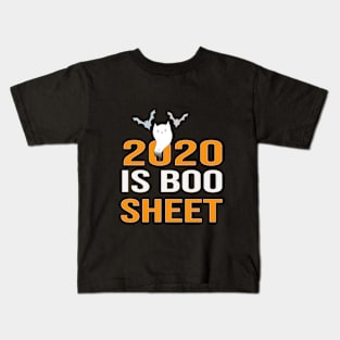 2020 is boo sheet funny ghost Halloween gift Kids T-Shirt